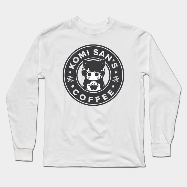 Komi_san coffee Long Sleeve T-Shirt by Madelyn_Frere